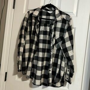 Black and White flannel
